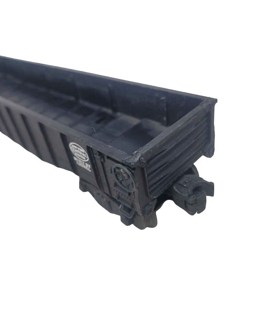 Lionel Postwar 6462 NYC Black Gondola 1949 Staple Trucks Footsteps 2-49 O Gauge